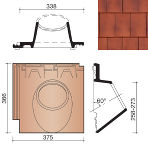 TUILE A DOUILLE VAUBAN 160 NUAGÉ MIGEON